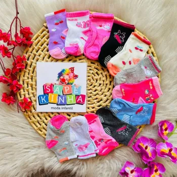 Kit meias 12 pares feminina ou masculina - Foto 2