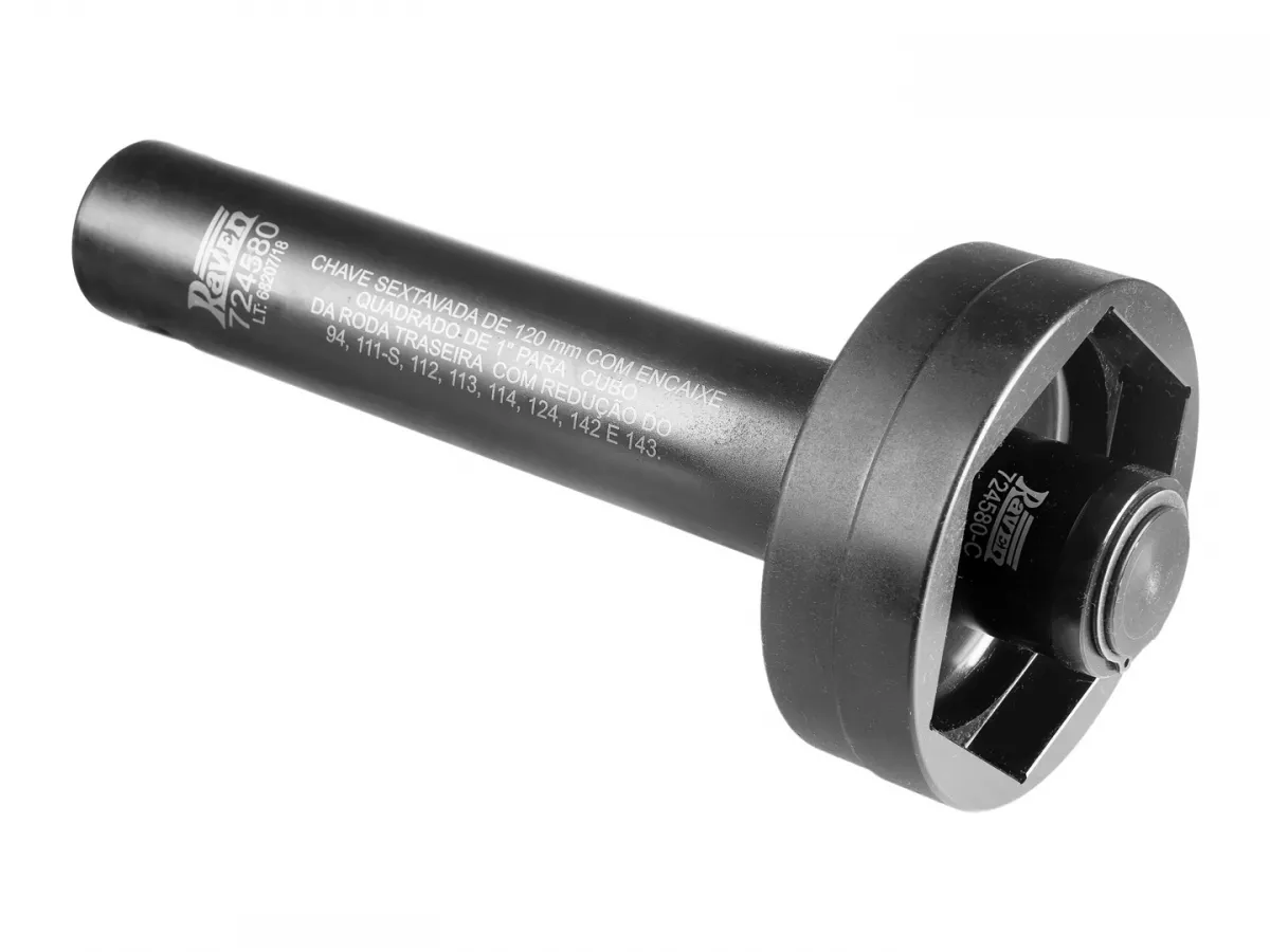 CHAVE 120MM PARA CUBO DA RODA TRASEIRA COM REDUÇAO SCANIA 111-S RAVEN 724580 Imagem