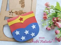 KIT23   Gabarito de Moldes  em MDF  Coleção Mamãe Maravilha - Foto 5