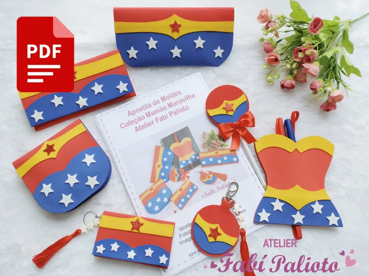 PDF01   Apostila de Moldes  em PDF  Coleção Mamãe Maravilha Imagem