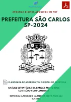 Apostila Pref São Carlos SP Assistente Administrativo  Ano 2024