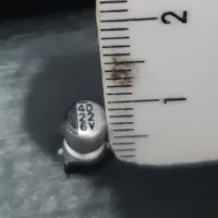 CAPACITOR ELETROLITICO 22UFX6V SMD  - Foto 2