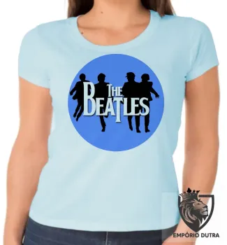 Baby look blusa Feminina beatles rock John Lennon redondo - Foto 2