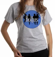 Baby look blusa Feminina beatles rock John Lennon redondo - Foto 5