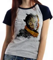 Baby look blusa Feminina Chester Link Park Iridescent Transform - Foto 4