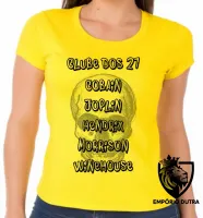 Baby look blusa Feminina Clube dos 27 rock musica - Foto 3