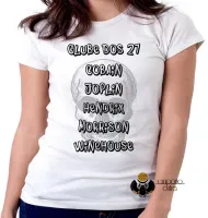 Baby look blusa Feminina Clube dos 27 rock musica - Foto 5