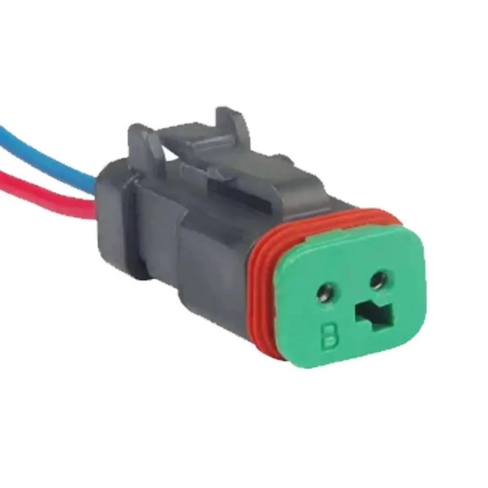 Conector Chicote 2 vias do Injetor Eletrônico / Sensor Cinto Segurança / Bico Pulverizador  DEUTSCH Agrícola