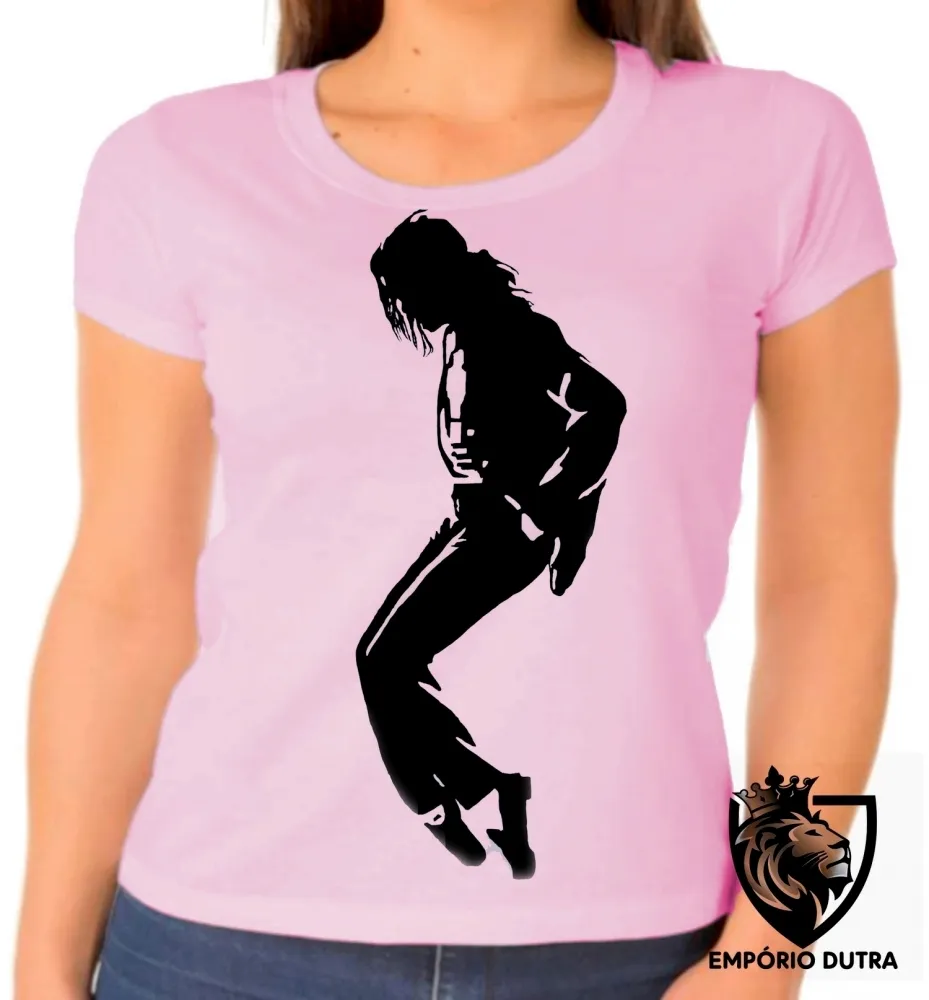 Baby look blusa Feminina michael jackson musica dança