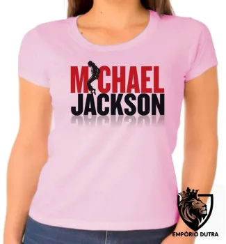 Baby look blusa Feminina michael jackson musica rei pop