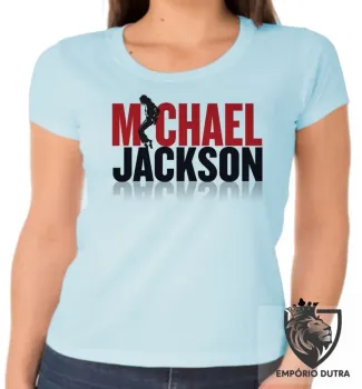 Baby look blusa Feminina michael jackson musica rei pop - Foto 2