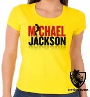 Baby look blusa Feminina michael jackson musica rei pop - Foto 6