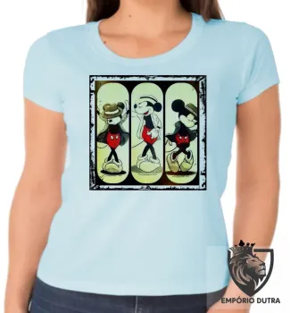 Baby look blusa Feminina Mickey mouse disney Michael jackson - Foto 2