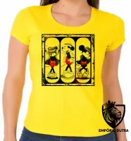 Baby look blusa Feminina Mickey mouse disney Michael jackson - Foto 6