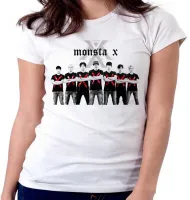 Baby look blusa Feminina montsa x k pop bts musica banda koreana - Foto 4