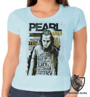 Baby look blusa Feminina Pearl Jam banda rock - Foto 6