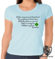 Baby look blusa Feminina The Verve lucky man - Foto 2