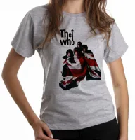 Baby look blusa Feminina the who banda rock inglaterra bandeira - Foto 4