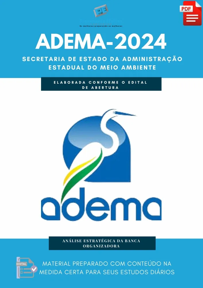 Apostila ADEMA SE 2024 Imagem