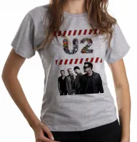 Baby look blusa Feminina u2 banda rock bono vox musica - Foto 5