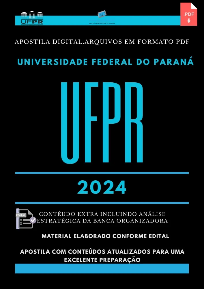 Apostila UFPR ADMINISTRADOR 2024 Imagem