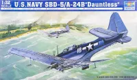 Avião U.S. Navy SBD-5/A-24B Dauntless Kit Trumpeter 1/32
