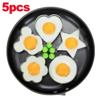 Kit Forma Modeladora em Aço Inox para Ovo Frito, Panqueca, Omelete - 5 Pçs - Foto 6