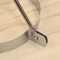 Kit Forma Modeladora em Aço Inox para Ovo Frito, Panqueca, Omelete - 5 Pçs - Foto 10