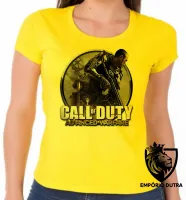 Baby look blusa Feminina Call of Duty advanced warfare - Foto 3