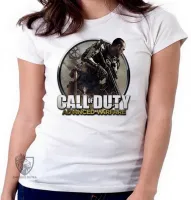 Baby look blusa Feminina Call of Duty advanced warfare - Foto 5