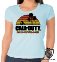 Baby look blusa Feminina Call of Duty days of summer - Foto 2