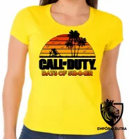 Baby look blusa Feminina Call of Duty days of summer - Foto 3
