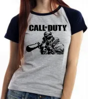 Baby look blusa Feminina Call of Duty jogo game ps4 ps3 - Foto 5