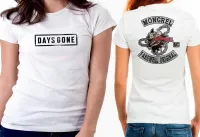 Baby look blusa Feminina Days Gone game moto harley - Foto 3