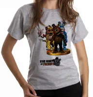 Baby look blusa Feminina Five Night at Freddys - Foto 6
