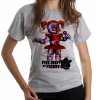 Baby look blusa Feminina Five Night at Freddys Circusbaby - Foto 6