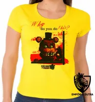 Baby look blusa Feminina Five Night at Freddys Five Urso - Foto 3