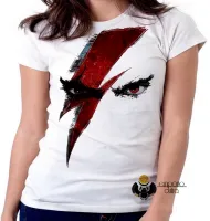 Baby look blusa Feminina god of war Deus da guerra kratos - Foto 4