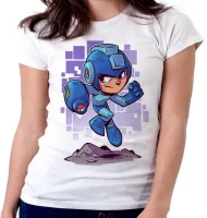 Baby look blusa Feminina MEGA MAN rockman capcom - Foto 5