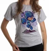 Baby look blusa Feminina MEGA MAN rockman capcom - Foto 6