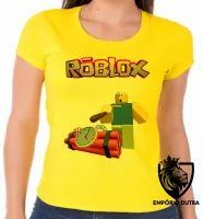 Baby look blusa Feminina roblox bomba relogio game jogo pc skin - Foto 5