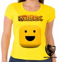 Baby look blusa Feminina roblox carinha game jogo pc skin - Foto 5