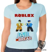 Baby look blusa Feminina roblox jail break game jogo pc skin - Foto 2