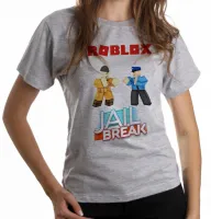 Baby look blusa Feminina roblox jail break game jogo pc skin - Foto 5