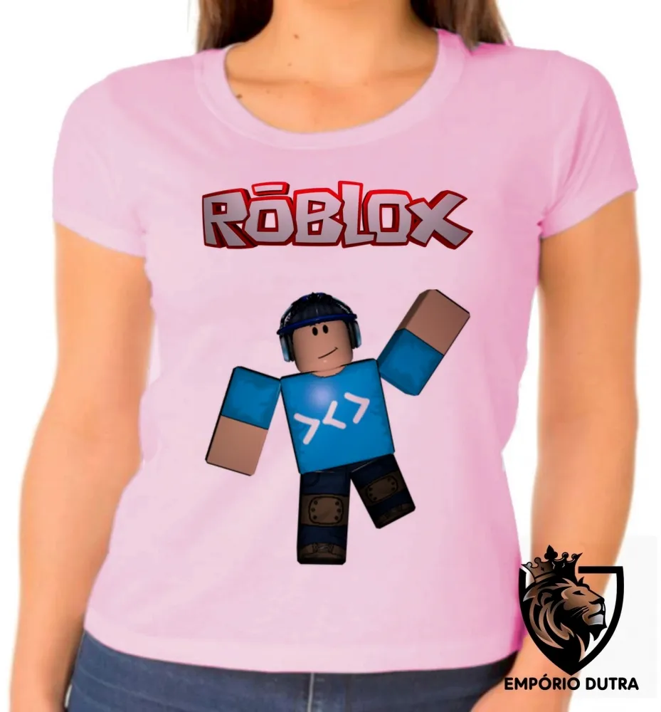 Baby look blusa Feminina roblox personagem game jogo pc skin
