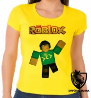 Baby look blusa Feminina roblox personagem game jogo pc skin - Foto 6