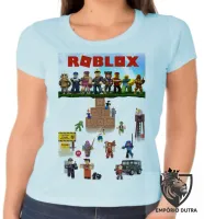 Baby look blusa Feminina roblox personagens game jogo pc skin - Foto 2