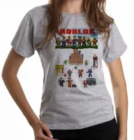 Baby look blusa Feminina roblox personagens game jogo pc skin - Foto 6