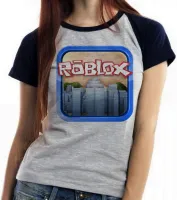 Baby look blusa Feminina roblox predios game jogo pc skin - Foto 4