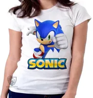 Baby look blusa Feminina Sonic - Foto 3